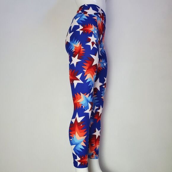 NEW LuLaRoe Blue Star Leggings - Picture 2 of 9
